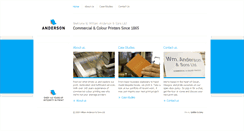 Desktop Screenshot of andersonprinters.com